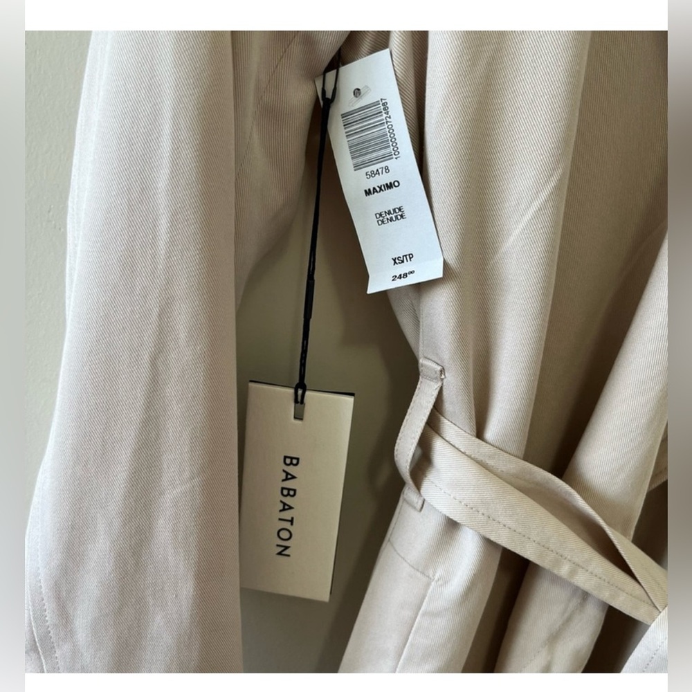 NWT Aritzia Babaton Maximo Trench XS - Picture 8 of 14
